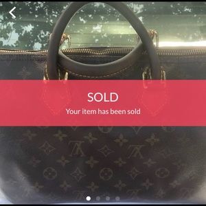 Authentic LV 35 speedy